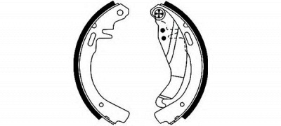 HELLA PAGID 8db355000181 -  Комплект тормозных колодок
